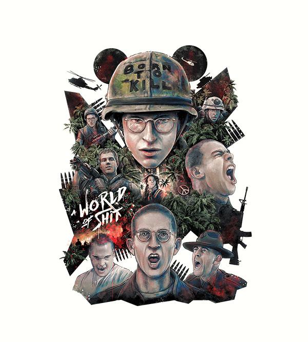 Born to Kill T-Shirts by Barrett Biggers - Pixel Empire