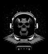 Skull Astronaut T-Shirts by Alberto Cubatas - Pixel Empire