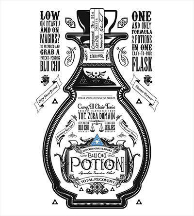 Blue Potion Hoodies by Barrett Biggers - Pixel Empire