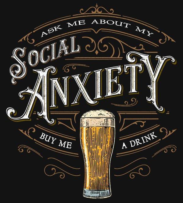 Social Anxiety T-Shirts by Barrett Biggers - Pixel Empire