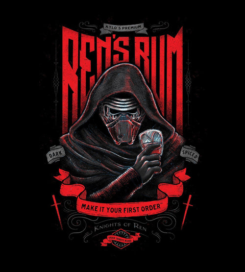 Ren's Rum T-Shirts by Barrett Biggers - Pixel Empire