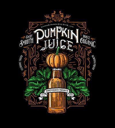 Pumpkin Juice T-Shirts by Barrett Biggers - Pixel Empire