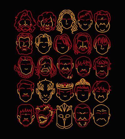 Game of Profiles Hoodies by COD Designs - Pixel Empire