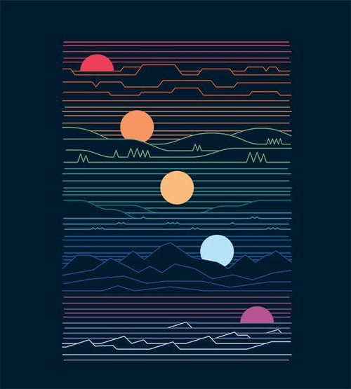 Many Lands Under One Sun T-Shirts by Rick Crane - Pixel Empire