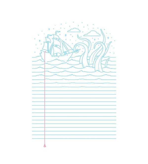 My Mind's At Sea Hoodies by Grant Shepley - Pixel Empire