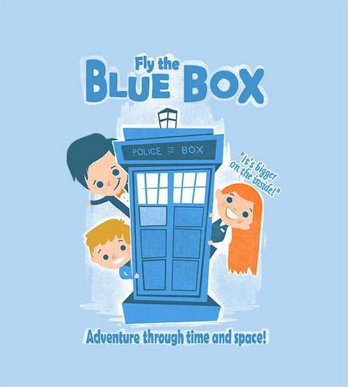 Fly the Blue Box T-Shirts by Anna-Maria Jung - Pixel Empire