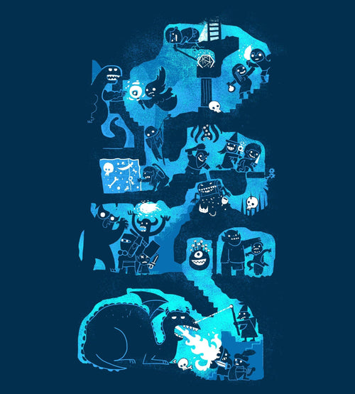 Dungeon Crawler T-Shirts by Anna-Maria Jung - Pixel Empire