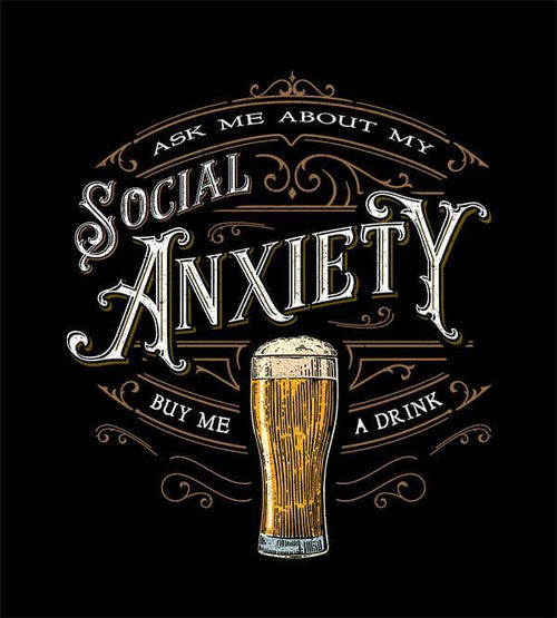 Social Anxiety Hoodies by Barrett Biggers - Pixel Empire