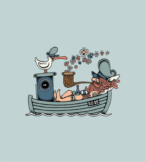Butterfly Ship Hoodies by Copenhagen Poster - Pixel Empire