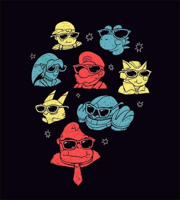 Super Style Bros T-Shirts by Ronan Lynam - Pixel Empire