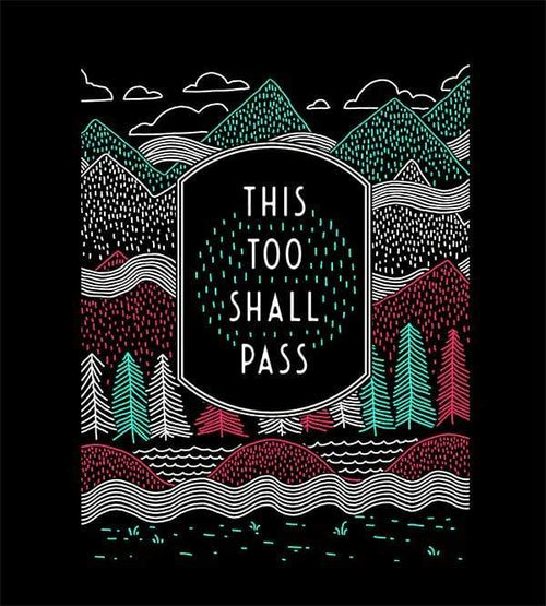 This Too Shall Pass Hoodies by Ronan Lynam - Pixel Empire