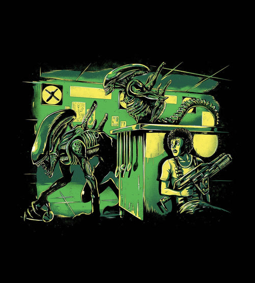 Jurassic Xenomorphs T-Shirts by Barrett Biggers - Pixel Empire