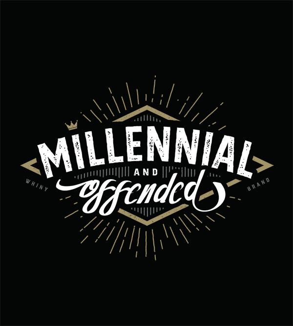 Millennial and Offended Hoodies by Barrett Biggers - Pixel Empire