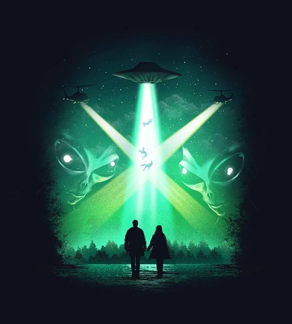 They Are Here T-Shirts by Dan Elijah Fajardo - Pixel Empire