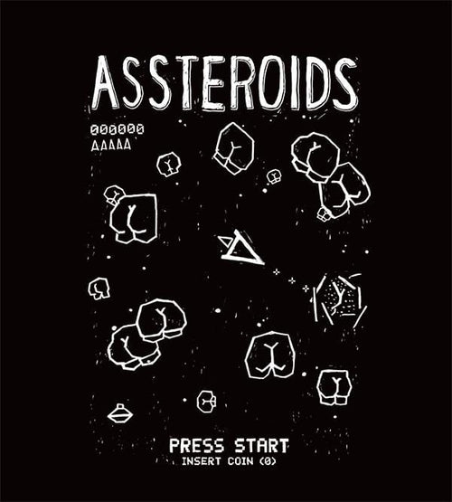 Assteroids T-Shirts by Ronan Lynam - Pixel Empire