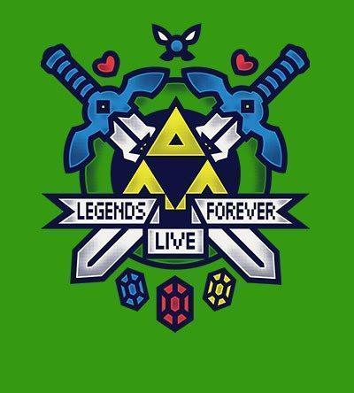 Legends Live Forever T-Shirts by COD Designs - Pixel Empire