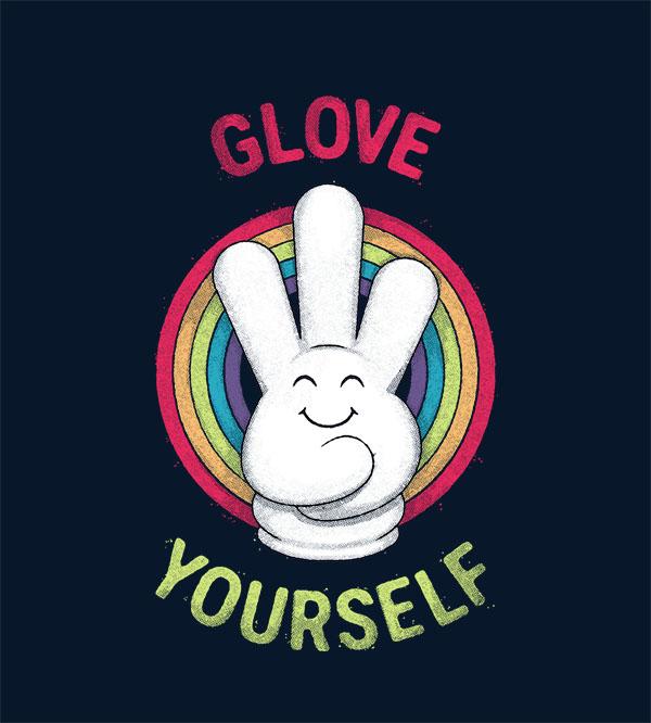 Glove Yourself T-Shirts by Daniel Teres - Pixel Empire