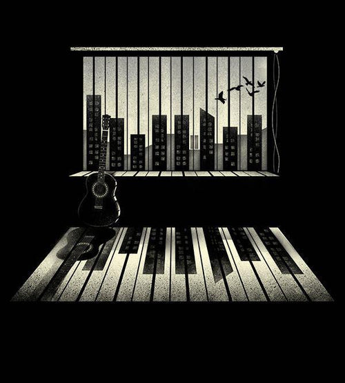 Music is Life T-Shirts by Dan Elijah Fajardo - Pixel Empire
