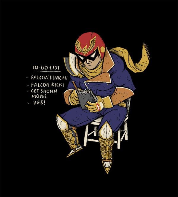 Falcon To Do List Hoodies by Louis Roskosch - Pixel Empire