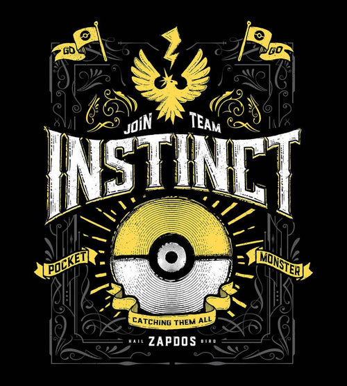 Team Instinct T-Shirts by Barrett Biggers - Pixel Empire