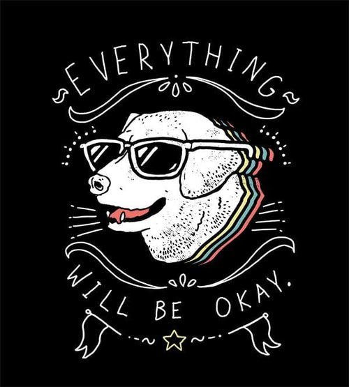 Everything Will Be Okay Hoodies by Ronan Lynam - Pixel Empire