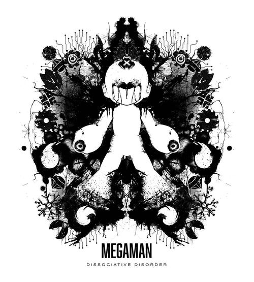 Megaman Ink Blot T-Shirts by Barrett Biggers - Pixel Empire