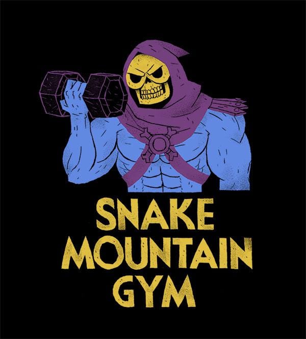 Snake Mountain Gym Hoodies by Louis Roskosch - Pixel Empire