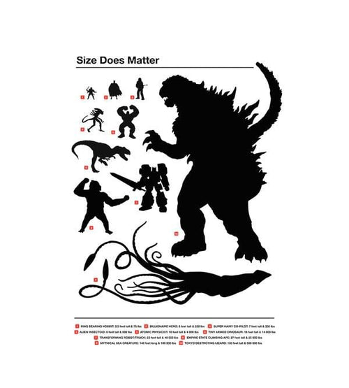 Size Does Matter Hoodies by Grant Shepley - Pixel Empire