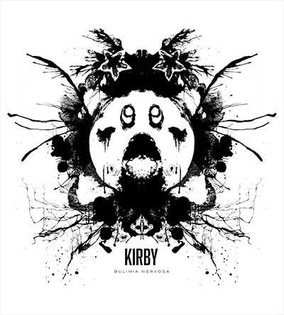 Kirby Ink Blot Hoodies by Barrett Biggers - Pixel Empire