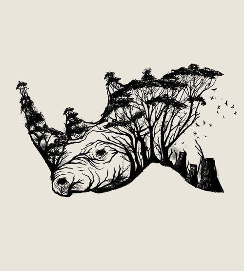 Rhino T-Shirts by Dan Elijah Fajardo - Pixel Empire