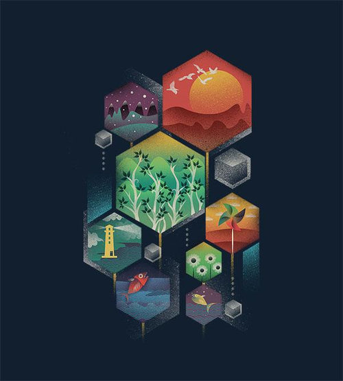 Geometrical Hoodies by Dan Elijah Fajardo - Pixel Empire