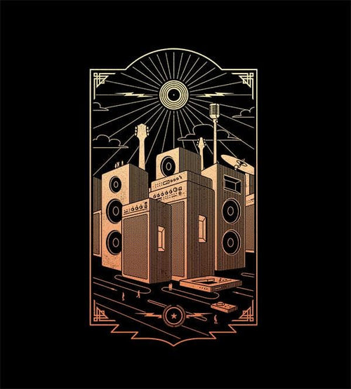 Sound City Hoodies by Grant Shepley - Pixel Empire