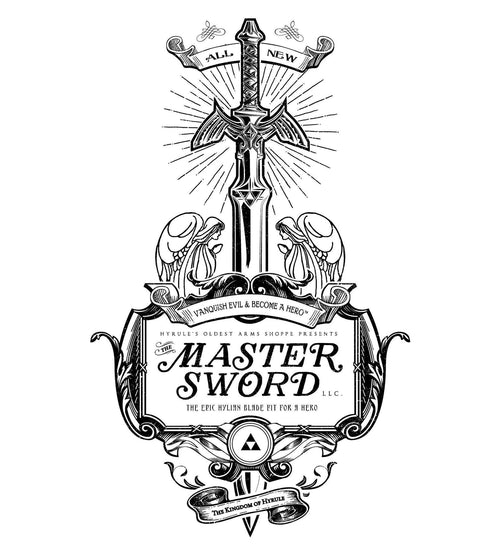 Master Sword T-Shirts by Barrett Biggers - Pixel Empire