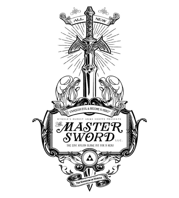 Master Sword T-Shirts by Barrett Biggers - Pixel Empire