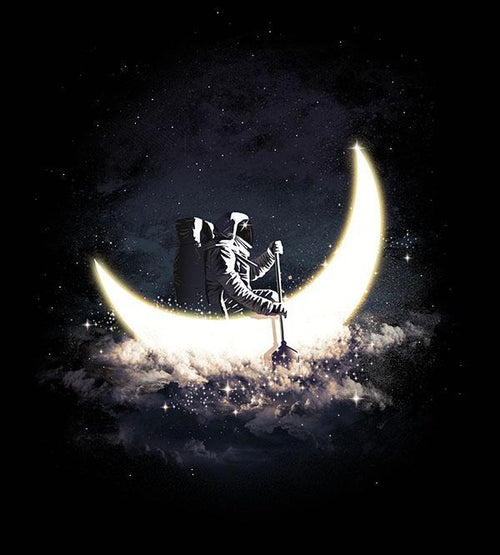Moon Sailing Hoodies by Dan Elijah Fajardo - Pixel Empire