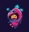 Rad Flamingo Hoodies by Vincent Trinidad - Pixel Empire