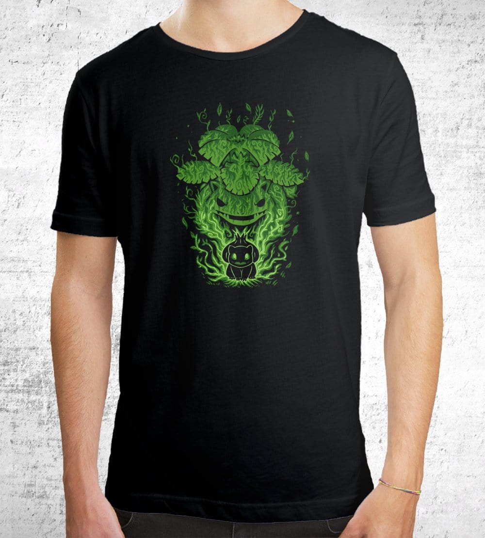The Grass Saur Within T-Shirts by Techranova - Pixel Empire