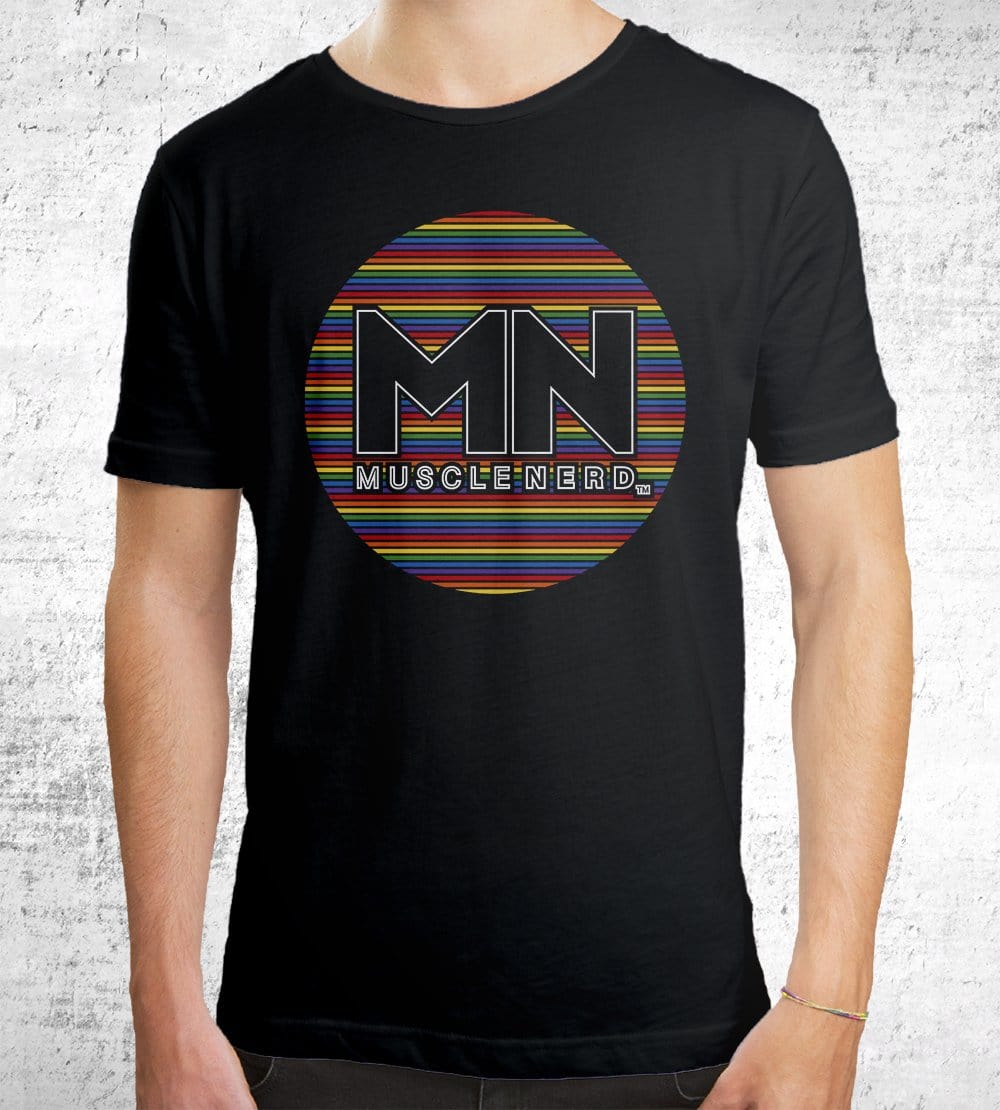 Lgbtq Muscle Nerd T-Shirts by Muscle Nerd - Pixel Empire