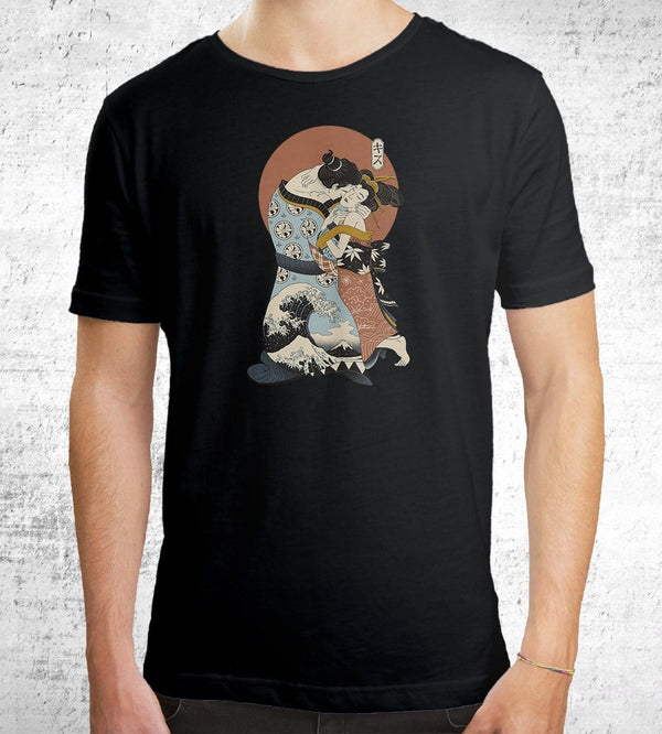 The Kiss Ukiyo-e T-Shirts by Vincent Trinidad - Pixel Empire
