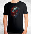 Emblem Of Violence T-Shirts by Glitchy Gorilla - Pixel Empire