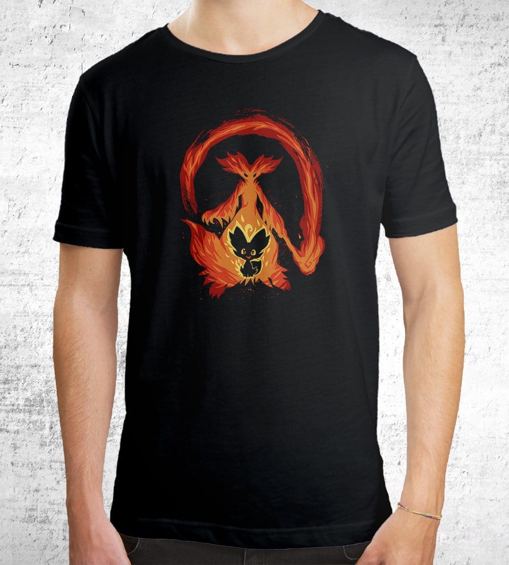 The Fire Mage Within T-Shirts by Techranova - Pixel Empire