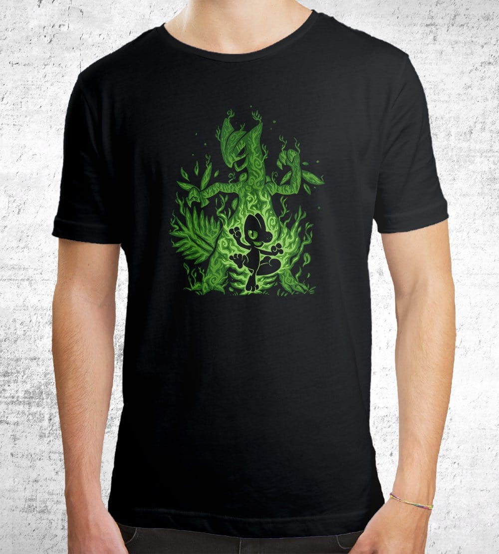 The Grass Lizard Within T-Shirts by Techranova - Pixel Empire