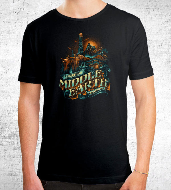 To The Forgotten World We Go T-Shirts by Glitchy Gorilla - Pixel Empire