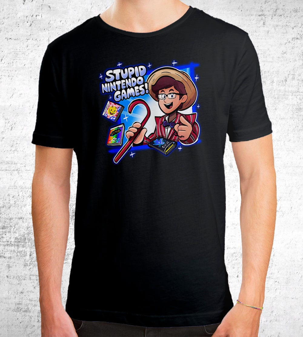 Stupid Nintendo Games (Scott) T-Shirts by Scott The Woz - Pixel Empire