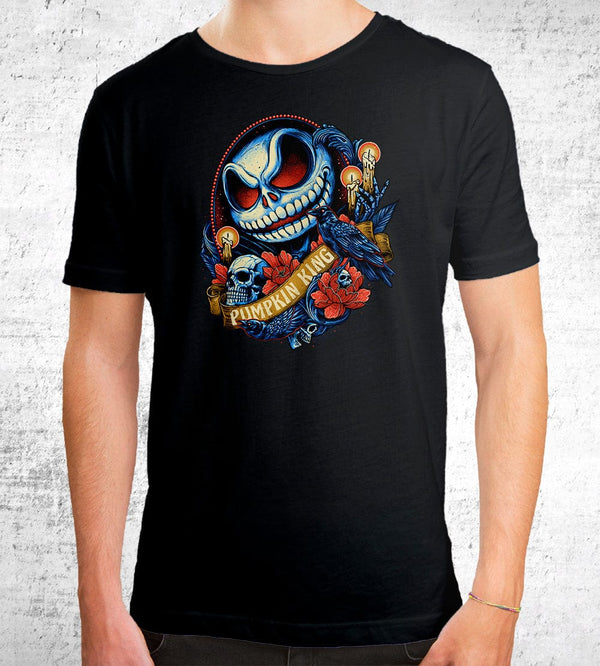 Pumpkin King T-Shirts by Glitchy Gorilla - Pixel Empire