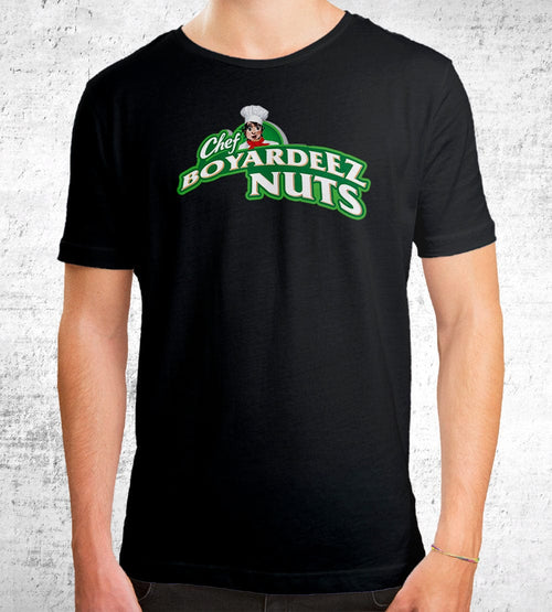 Chef Boyardeez Nuts T-Shirts by Quinton Reviews - Pixel Empire
