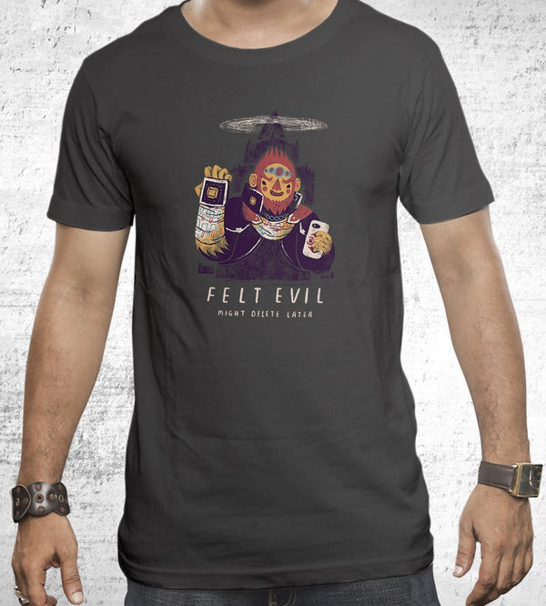 Felt Evil T-Shirts by Louis Roskosch - Pixel Empire