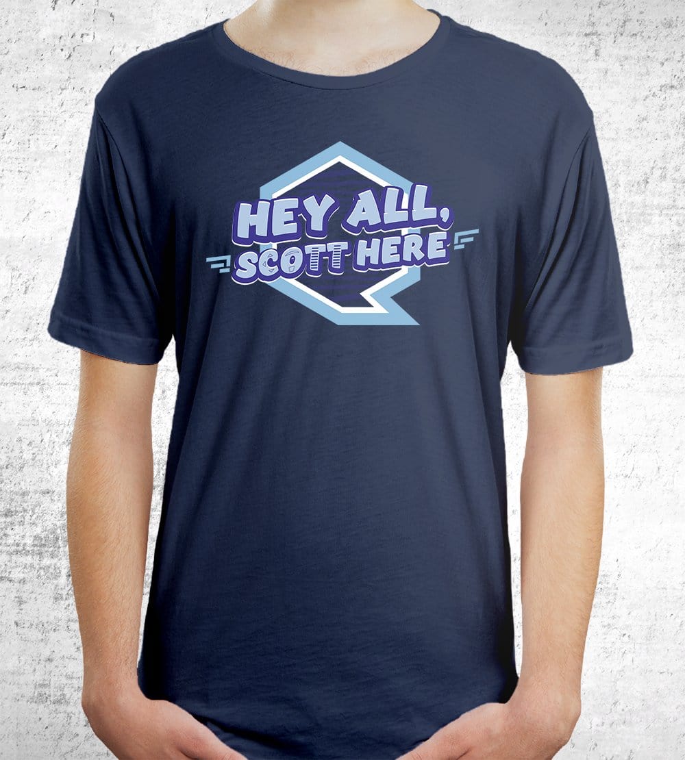 Hey All Scott Here 2021 T-Shirts by Scott The Woz - Pixel Empire