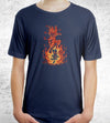 The Fire Bunny Within T-Shirts by Techranova - Pixel Empire