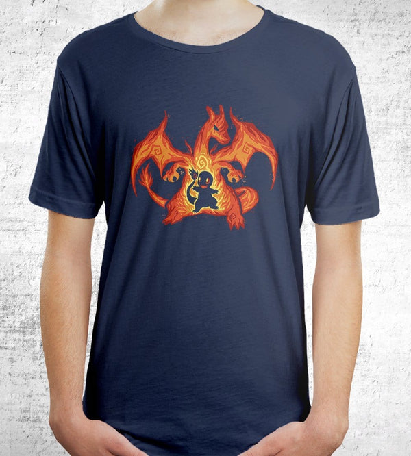 The Fire Dragon Within T-Shirts by Techranova - Pixel Empire
